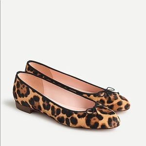 J. Crew Kiki Ballet Flats in Calf Hair